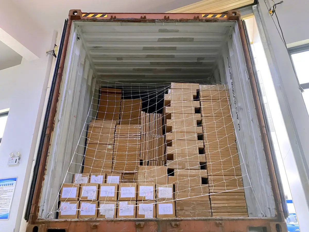 PVC display export packing and shipment preparation