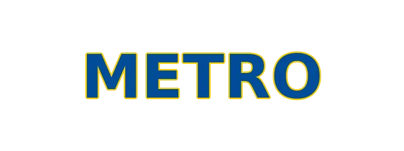 Metro retail brand logo